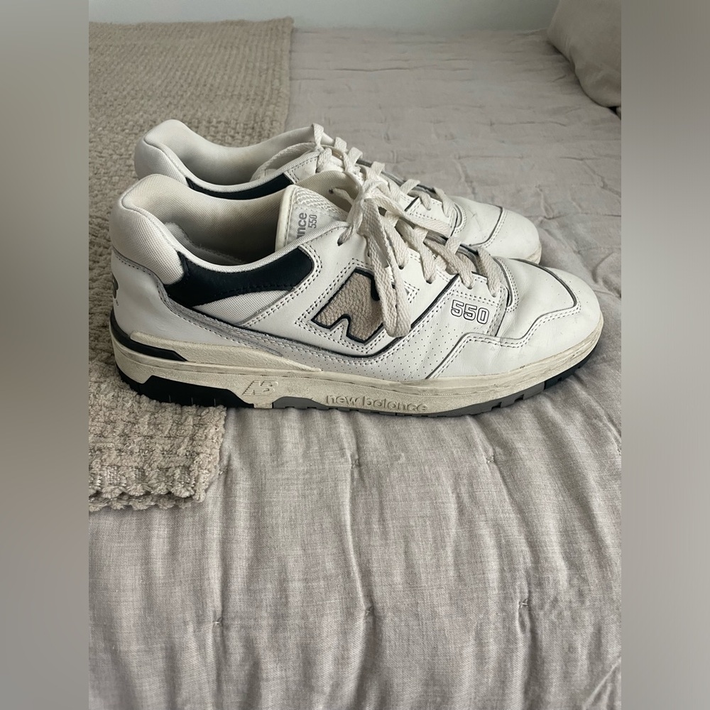 New Balance 550 Cream Black